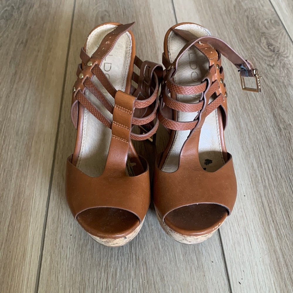 Aldo brown wedges